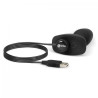 B-Vibe - Rimming Télécommande Plug Anal Petite Noir